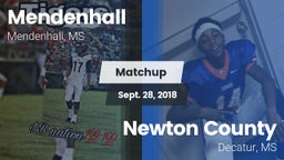 Matchup: Mendenhall vs. Newton County  2018