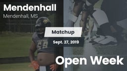 Matchup: Mendenhall vs. Open Week 2019