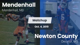 Matchup: Mendenhall vs. Newton County  2019