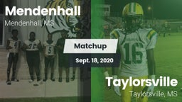 Matchup: Mendenhall vs. Taylorsville  2020