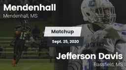 Matchup: Mendenhall vs. Jefferson Davis  2020