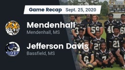 Recap: Mendenhall  vs. Jefferson Davis  2020