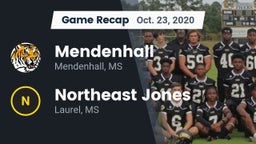 Recap: Mendenhall  vs. Northeast Jones  2020