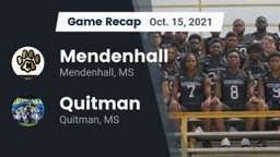 Recap: Mendenhall  vs. Quitman  2021