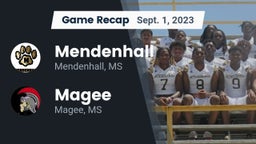 Recap: Mendenhall  vs. Magee  2023