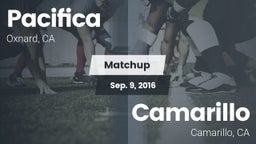 Matchup: Pacifica vs. Camarillo  2016