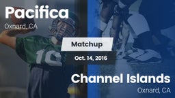 Matchup: Pacifica vs. Channel Islands  2016