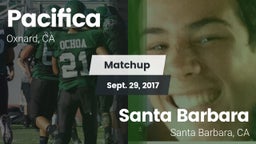 Matchup: Pacifica vs. Santa Barbara  2017