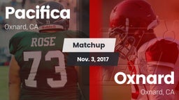 Matchup: Pacifica vs. Oxnard  2017