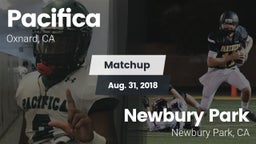 Matchup: Pacifica vs. Newbury Park  2018