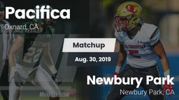 Matchup: Pacifica vs. Newbury Park  2019