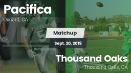 Matchup: Pacifica vs. Thousand Oaks  2019