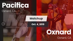 Matchup: Pacifica vs. Oxnard  2019