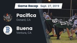 Recap: Pacifica  vs. Buena  2019