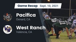 Recap: Pacifica  vs. West Ranch  2021