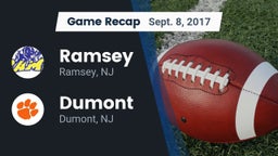 Recap: Ramsey  vs. Dumont  2017