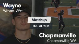 Matchup: Wayne vs. Chapmanville  2016