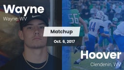 Matchup: Wayne vs. Hoover  2017
