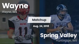 Matchup: Wayne vs. Spring Valley  2018