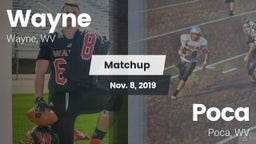 Matchup: Wayne vs. Poca  2019