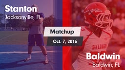 Matchup: Stanton vs. Baldwin  2016
