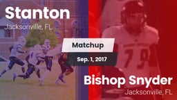 Matchup: Stanton vs. Bishop Snyder  2017