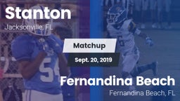 Matchup: Stanton vs. Fernandina Beach  2019