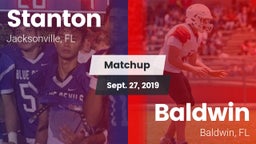 Matchup: Stanton vs. Baldwin  2019