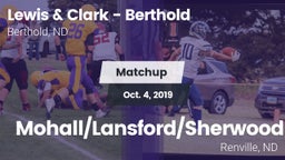 Matchup: Lewis and Clark vs. Mohall/Lansford/Sherwood  2019