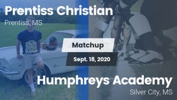 Matchup: Prentiss Christian vs. Humphreys Academy 2020