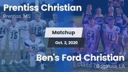 Matchup: Prentiss Christian vs. Ben's Ford Christian  2020