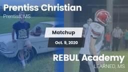 Matchup: Prentiss Christian vs. REBUL Academy 2020