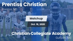 Matchup: Prentiss Christian vs. Christian Collegiate Academy  2020