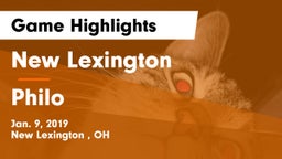 New Lexington  vs Philo  Game Highlights - Jan. 9, 2019