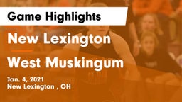 New Lexington  vs West Muskingum  Game Highlights - Jan. 4, 2021