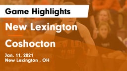 New Lexington  vs Coshocton  Game Highlights - Jan. 11, 2021