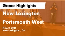 New Lexington  vs Portsmouth West  Game Highlights - Nov. 2, 2021