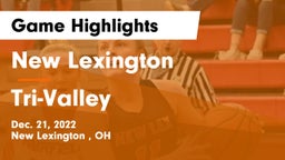 New Lexington  vs Tri-Valley  Game Highlights - Dec. 21, 2022
