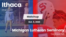 Matchup: Ithaca vs. Michigan Lutheran Seminary  2020