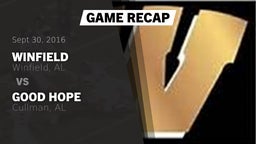 Recap: Winfield  vs. Good Hope  2016