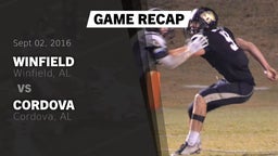 Recap: Winfield  vs. Cordova  2016