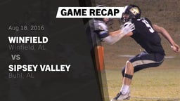 Recap: Winfield  vs. Sipsey Valley  2016