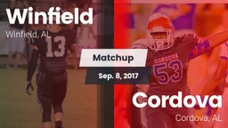 Matchup: Winfield vs. Cordova  2017