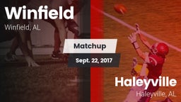 Matchup: Winfield vs. Haleyville  2017
