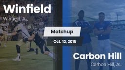 Matchup: Winfield vs. Carbon Hill  2018