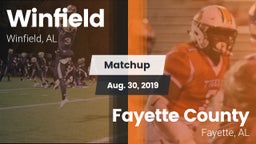 Matchup: Winfield vs. Fayette County  2019