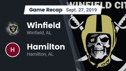 Recap: Winfield  vs. Hamilton  2019