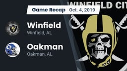 Recap: Winfield  vs. Oakman  2019