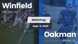 Matchup: Winfield vs. Oakman  2020