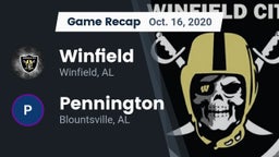 Recap: Winfield  vs. Pennington  2020